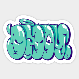 Daddy Graffiti Sticker